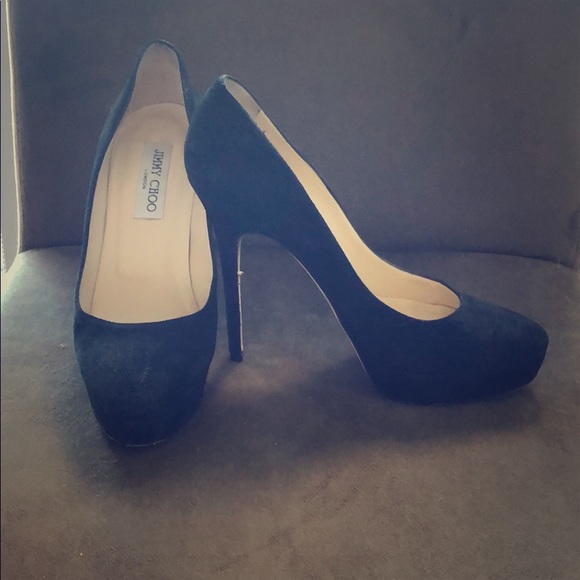 Jimmy Choo Shoes - Jimmy Choo Black platform heels